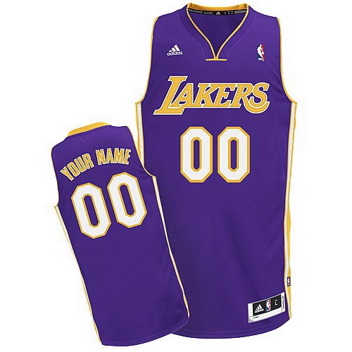 Los Angeles Lakers Customized Purple Swingman Adidas Jersey