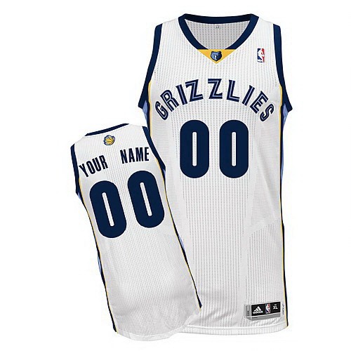 Memphis Grizzlies Customized White Swingman Adidas Jersey