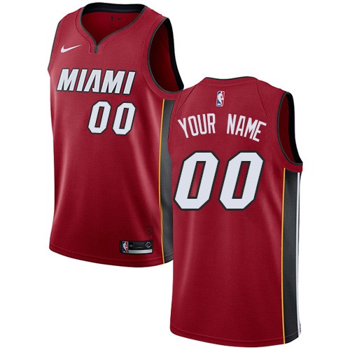 Miami Heat Customized Red Icon Swingman Nike Jersey