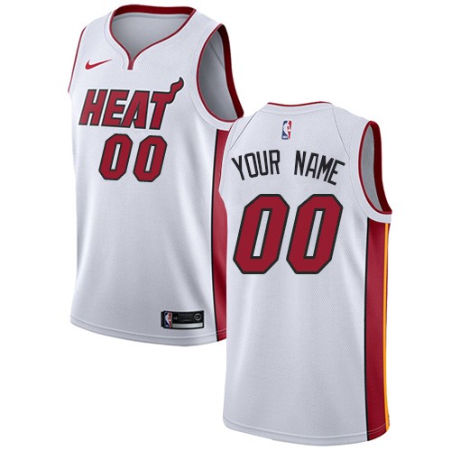 Miami Heat Customized White Icon Swingman Nike Jersey