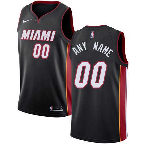 Miami Heat Customized Black Icon Swingman Nike Jersey
