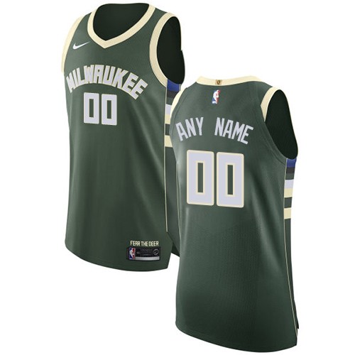 Milwaukee Bucks Customized Green Swingman Nike Jersey