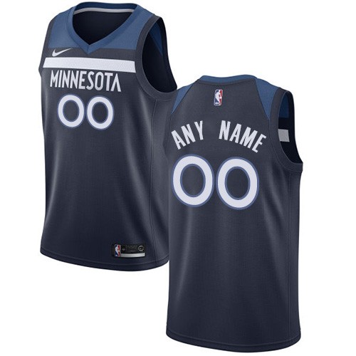 Minnesota Timberwolves Customized Black Icon Swingman Nike Jersey