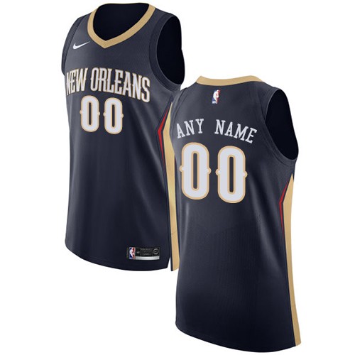 New Orleans Pelicans Customized Navy Swingman Nike Jersey