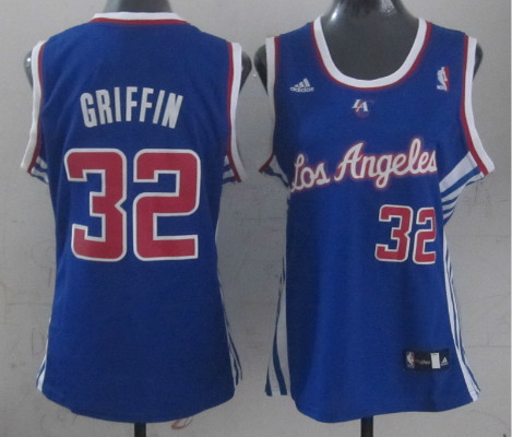 Clippers 32 Griffin Blue Women Jersey