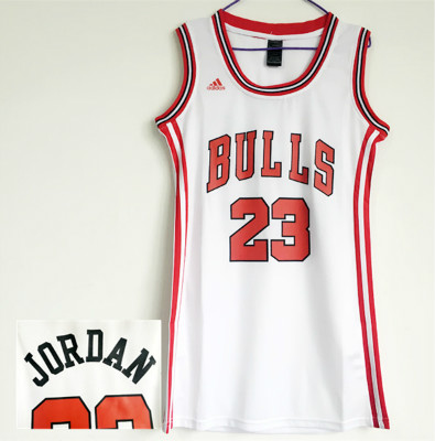 Bulls 23 Michael Jordan White Women Swingman Jersey