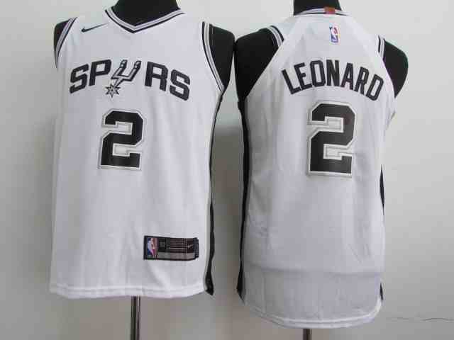 Spurs 2 Kawhi Leonard White Youth Nike Authentic Jersey