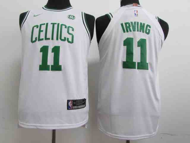 Celtics 11 Kyrie Irving White Youth Nike Authentic Jersey