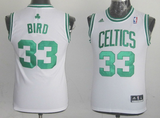 Celtics 33 Bird White New Revolution 30 Women Jersey