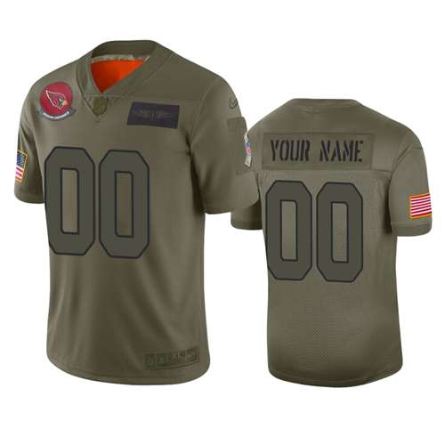 Arizona Cardinals Customized 2019 Camo Salute To Service NFL Stitched Limited Jersey