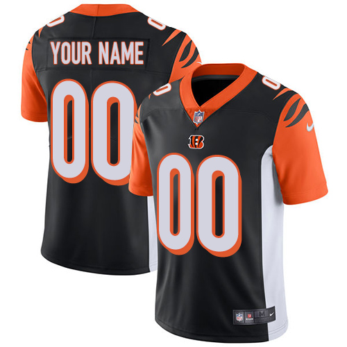Cincinnati Bengals Customized Black Team Color Vapor Untouchable NFL Stitched Limited Jersey