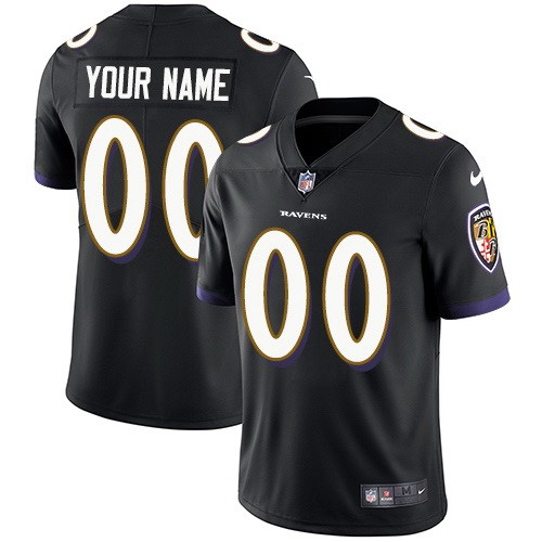 Baltimore Ravens Customized Limited Black Vapor Untouchable Jersey