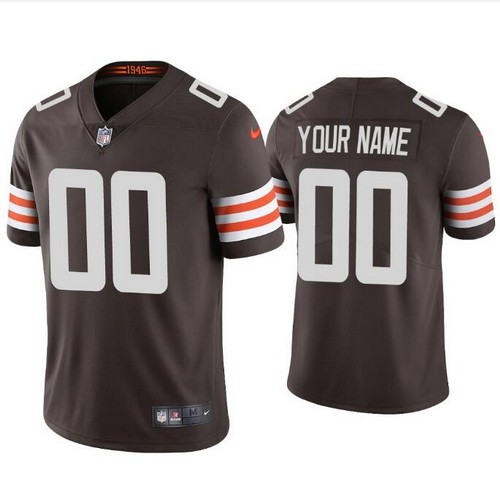 Cleveland Browns Customized Limited Brown 2020 Vapor Untouchable Jersey