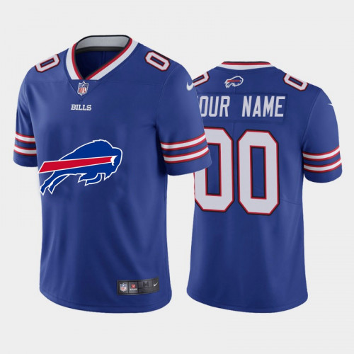 Buffalo Bills Customized Royal Blue 2020 Team Big Logo Stitched Limited Jersey