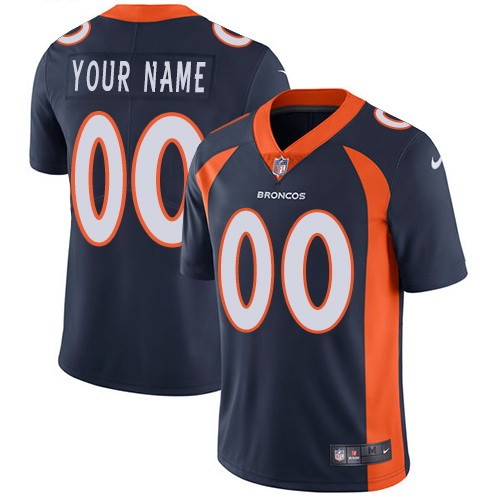 Denver Broncos Customized Limited Blue Vapor Untouchable Jersey