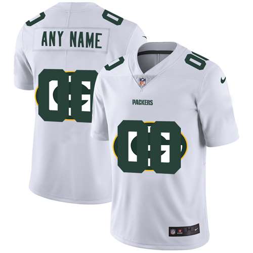 Packers Customized White Team Big Logo Vapor Untouchable Limited Jersey