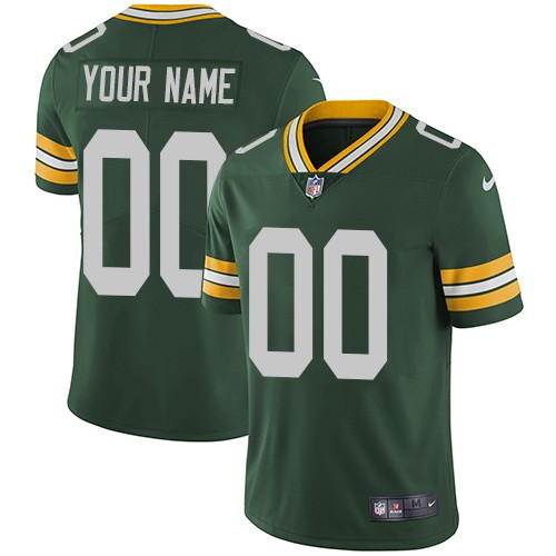 Green Bay Packers Customized Limited Green Vapor Untouchable Jersey