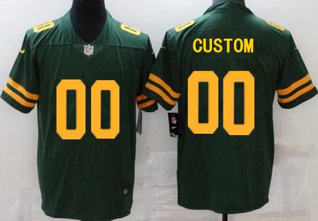 Green Bay Packers Customized Limited Green Alternate Vapor Jersey