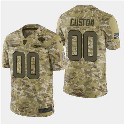 Jacksonville Jaguars Customized Camo Salute To Service NFL Stitched Limited Jersey