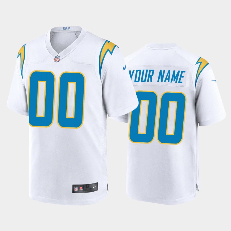 Los Angeles Chargers Customized 2020 New White Stitched Jersey