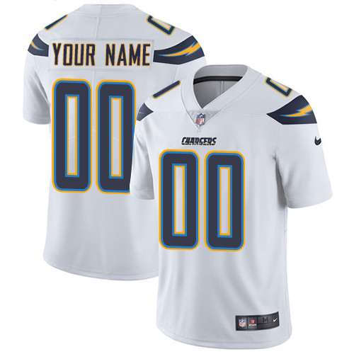 Los Angeles Chargers Customized White Vapor Untouchable NFL Stitched Limited Jersey