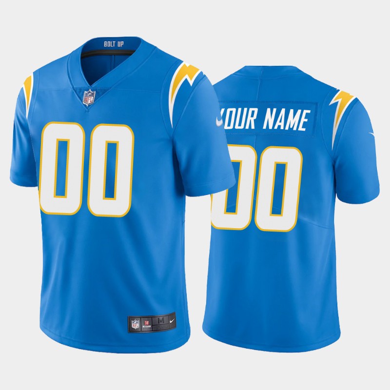 Los Angeles Chargers Customized Electric 2020 New Blue Vapor Untouchable Stitched Limited Jersey