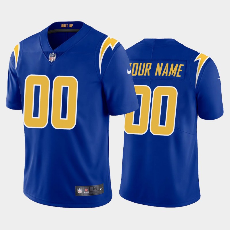 Los Angeles Chargers Customized Electric 2020 New Royal Vapor Untouchable Stitched Limited Jersey