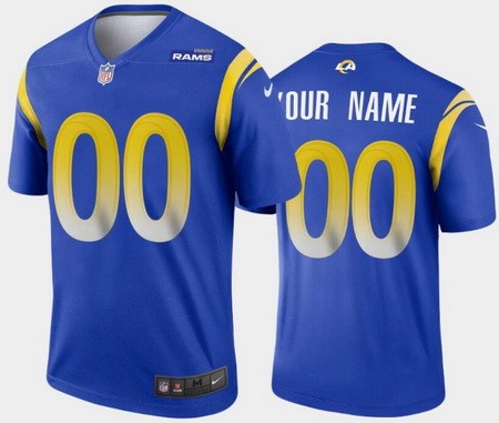 Los Angeles Rams Customized Limited Blue 2020 Vapor Untouchable Jersey