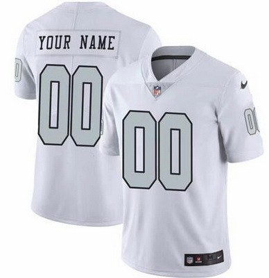 LAS VEGAS
Raiders Customized Limited White Rush Color Jersey