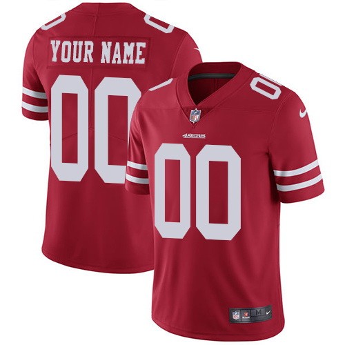 San Francisco 49ers Customized Limited Red Vapor Untouchable Jersey