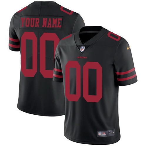 San Francisco 49ers Customized Limited Black Vapor Untouchable Jersey