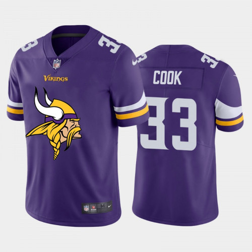 Minnesota Vikings Purple 2020 Team Big Logo Custom Limited Stitched Jersey