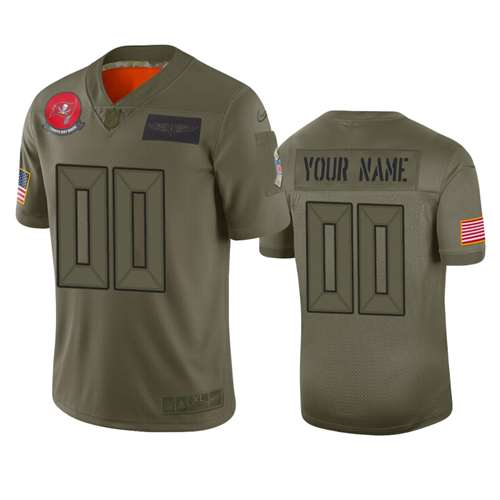 Tampa Bay Buccaneers Customized 2019 Camo Salute To Service Limited Stitched NFL Jersey