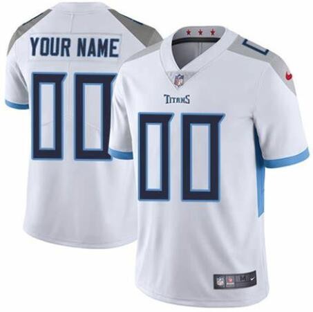 Tennessee Titans Customized Limited White Vapor Untouchable Jersey