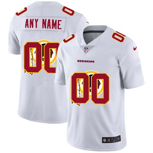 Redskins Customized White Team Big Logo Vapor Untouchable Limited Jersey
