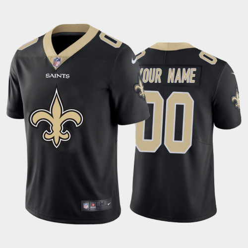 New Orleans Saints Customized Black 2020 Team Big Logo Stitched Limited Jersey