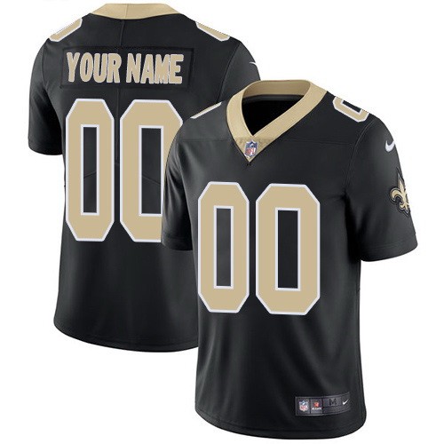 New Orleans Saints Customized Limited Black Vapor Untouchable Jersey