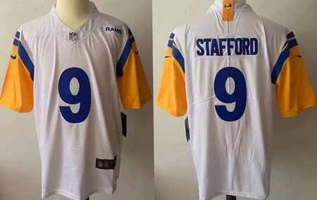 Youth Los Angeles Rams #9 Matthew Stafford Limited White Alternate Vapor Jersey