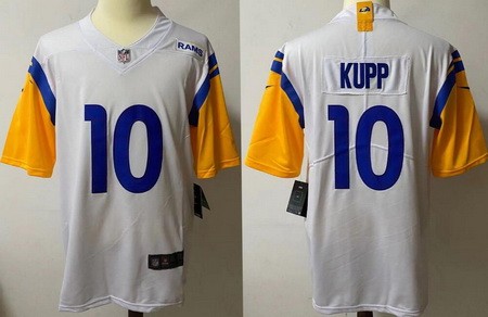 Women's Los Angeles Rams #10 Cooper Kupp Limited White Alternate Vapor Jersey