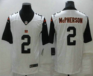 Men's Cincinnati Bengals 2 Evan McPherso White 2016 Color Rush Stitched NFL Nike Limited Jersey