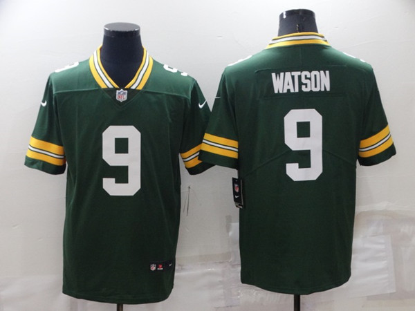 Men's Green Bay Packers 9 Christian Watson Green Vapor Untouchable Limited Stitched Football Jersey