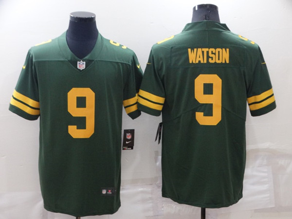 Men's Green Bay Packers 9 Christian Watson Green Legend Stitched Football Jersey