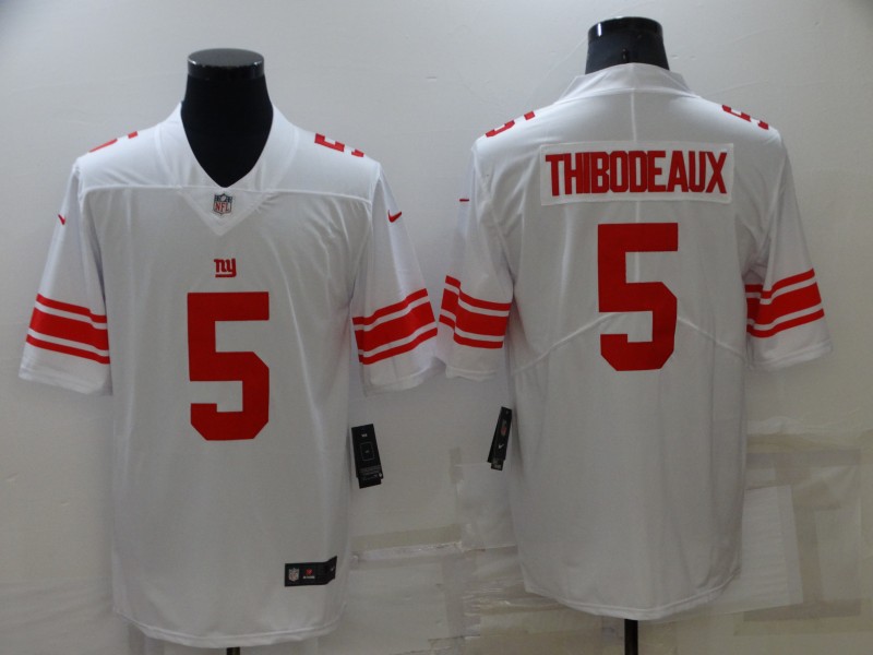 Men's New York Giants 5 Kayvon Thibodeaux White Vapor Untouchable Limited Stitched Jerseys