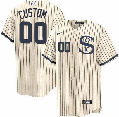 Men's Chicago White Sox Customized Cream 2021 Field of Dreams Authentic Jersey