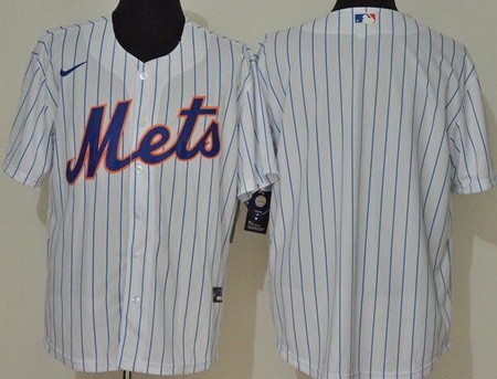 Men's New York Mets Blank White 2020 Cool Base Jersey