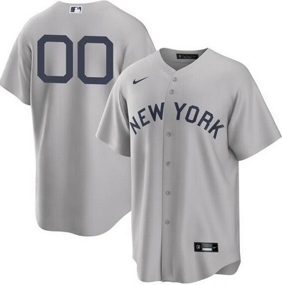 Men's Women Youth New York Yankees Customized Gray 2021 Field of Dreams Cool Base Jersey