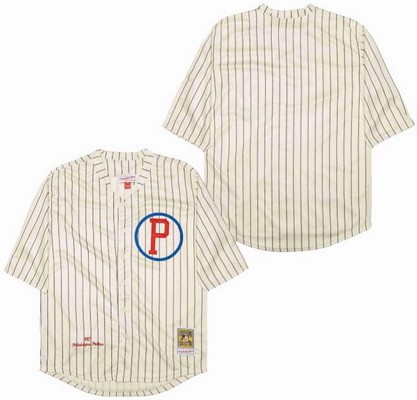 Men's Philadelphia Phillies Blank Cream 1921 Throwback Jersey
