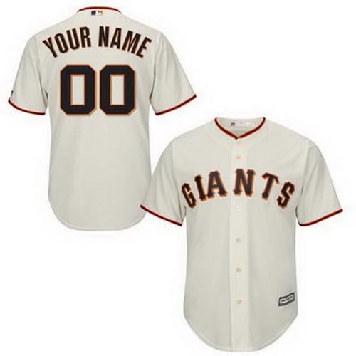 Men's Women Youth San Francisco Giants Customized Gream Cool Base Jersey
