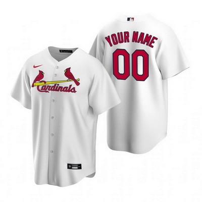 Men's Women Youth St Louis Cardinals Customized White 2020 Cool Base Jersey