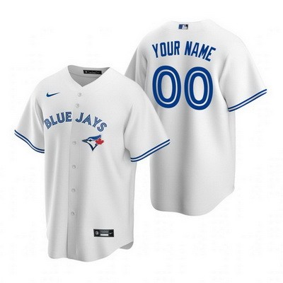 Men's Women Youth Toronto Blue Jays Customized White 2020 Cool Base Jersey
